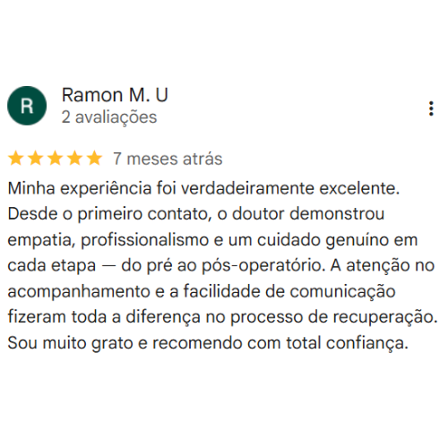 Depoimento Google Dr. Daniel Crippa