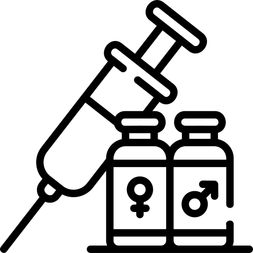 Ícone reposição hormonal